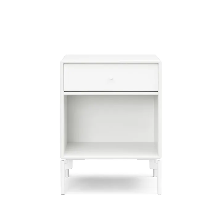 Dream sängbord - new white 101 låda-snowben - Montana