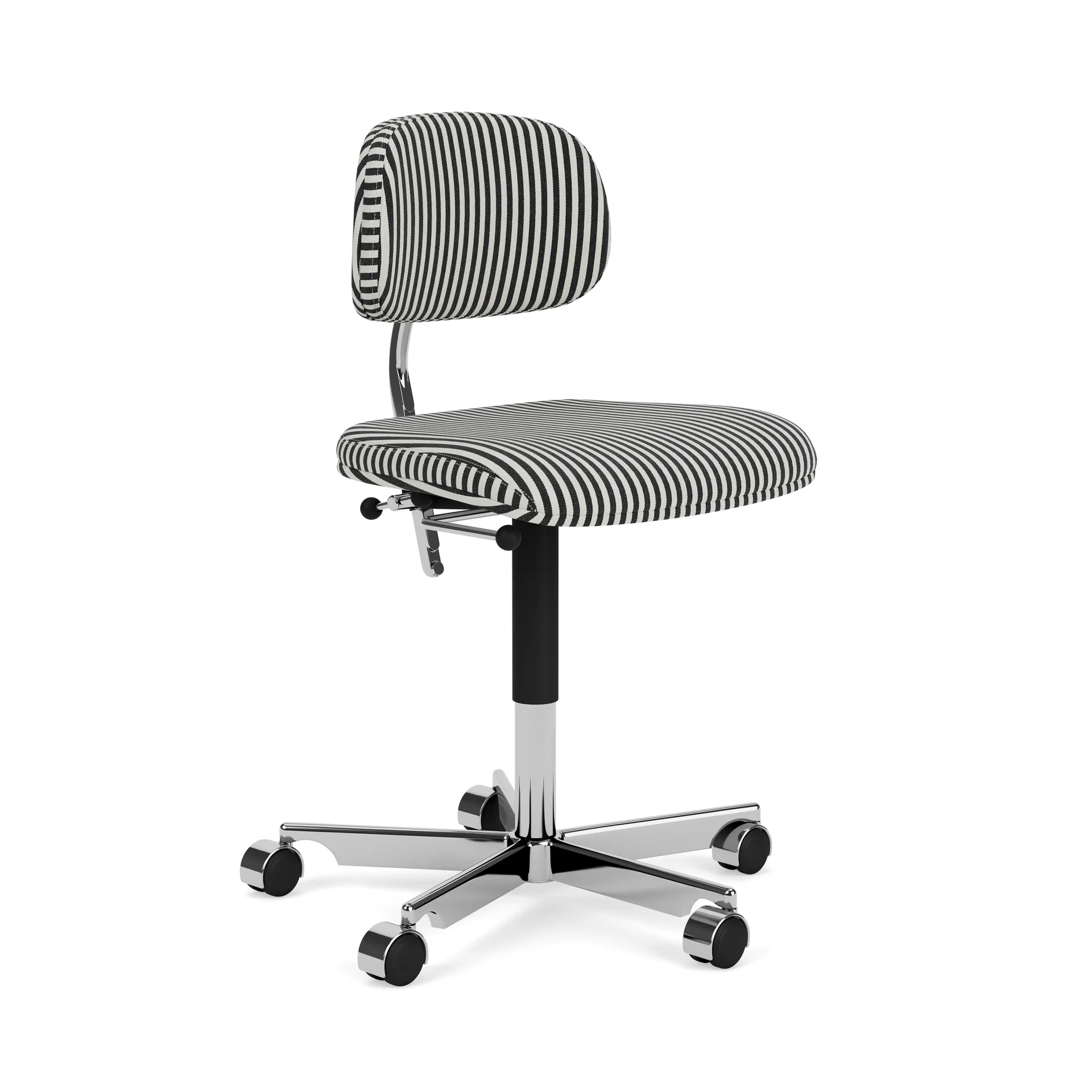 Kevi 2534U kontorsstol, Stripe-aluminium Montana