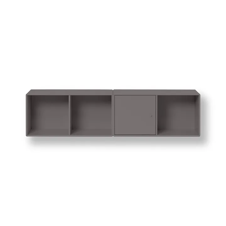 Line hyllmodul vägghängd 1 dörr - Coffee 35 - Montana