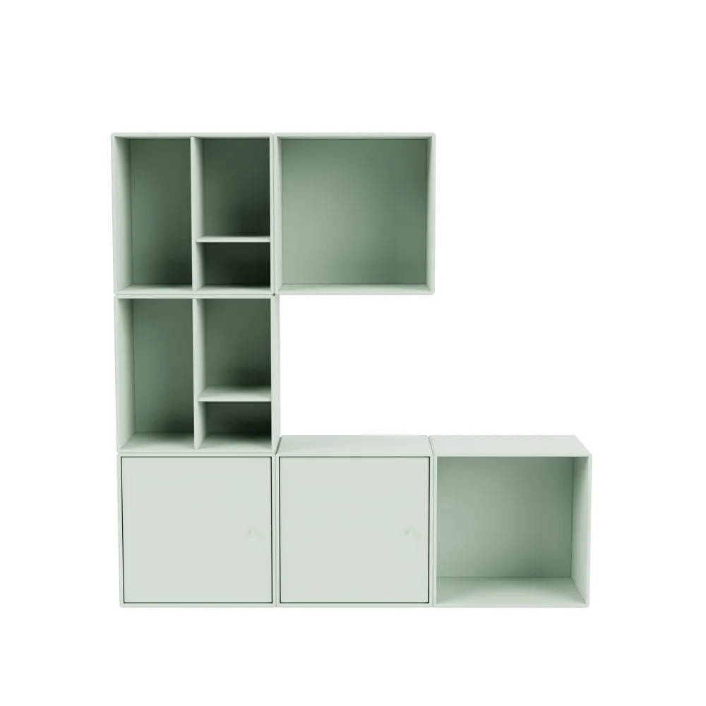 Montana Mini hyllsystem 6x2 Mist Montana