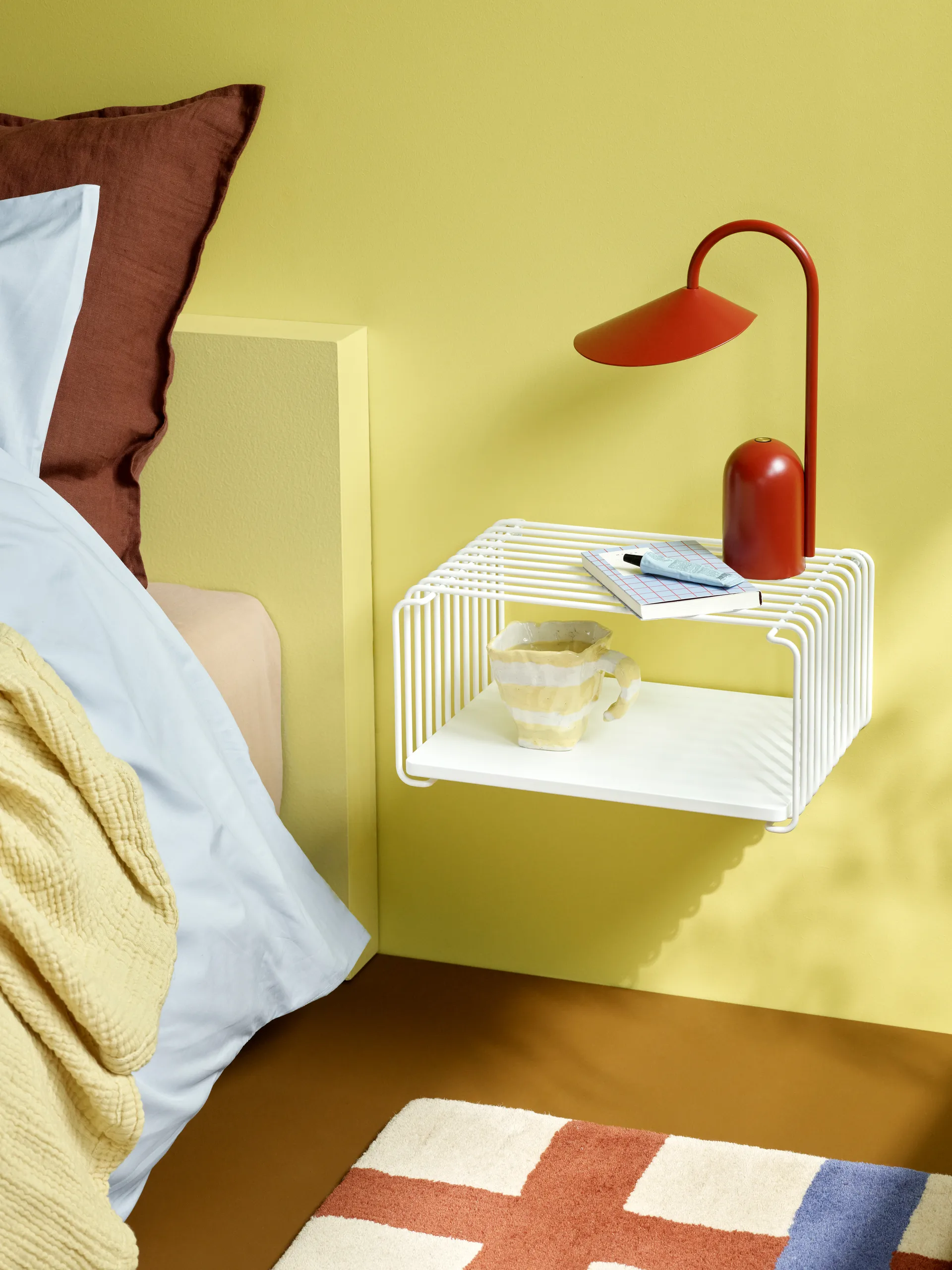 Panton Wire Half Height hylla 34,8x17,2x25,7 cm, Snow Montana