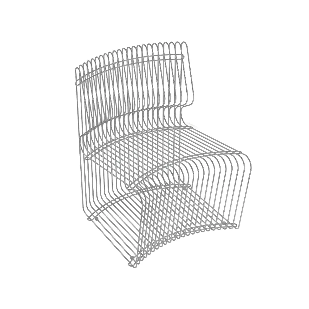 Pantonova modulsoffa, stainless steel, linear Montana