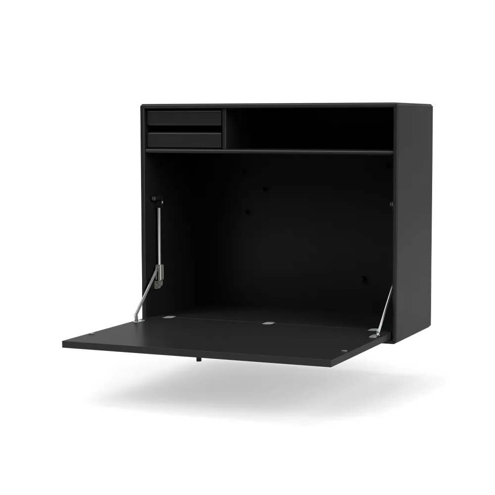 STUDIO skrivbord vägghängt, black 05 Montana