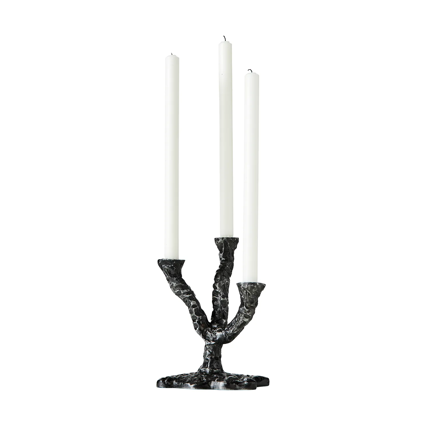 Ava ljusstake 22 cm, Antikgrå MUUBS