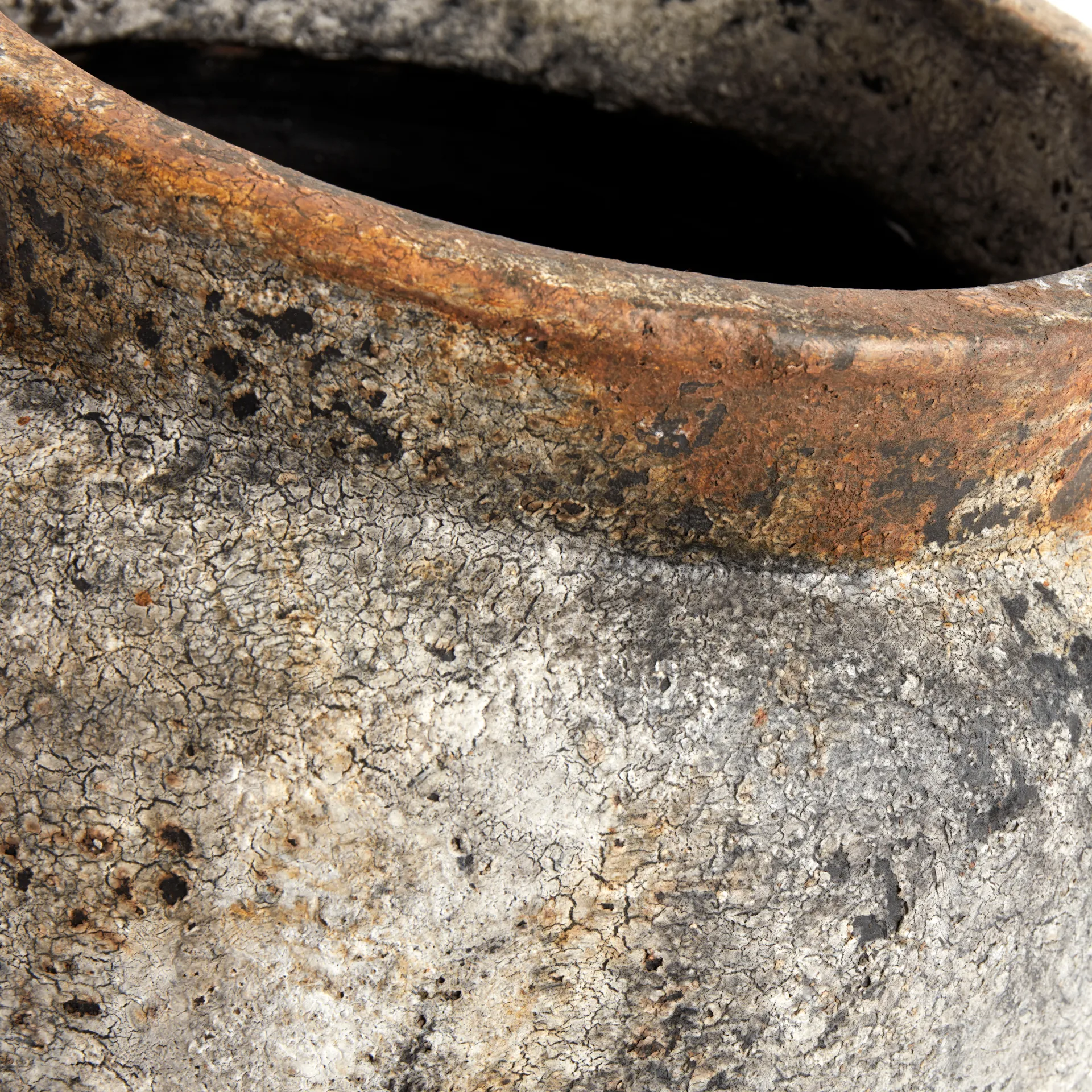 Echo kruka Ø28 cm, Rost-grå MUUBS