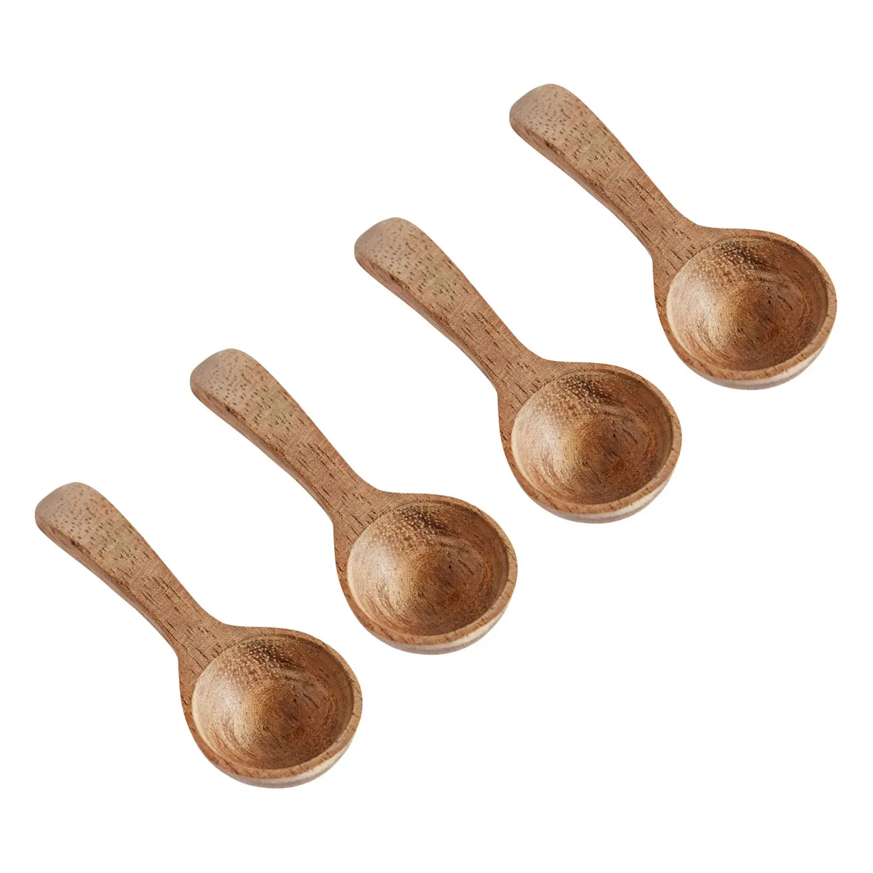 Muubs teak saltsked 4-pack, Natur MUUBS