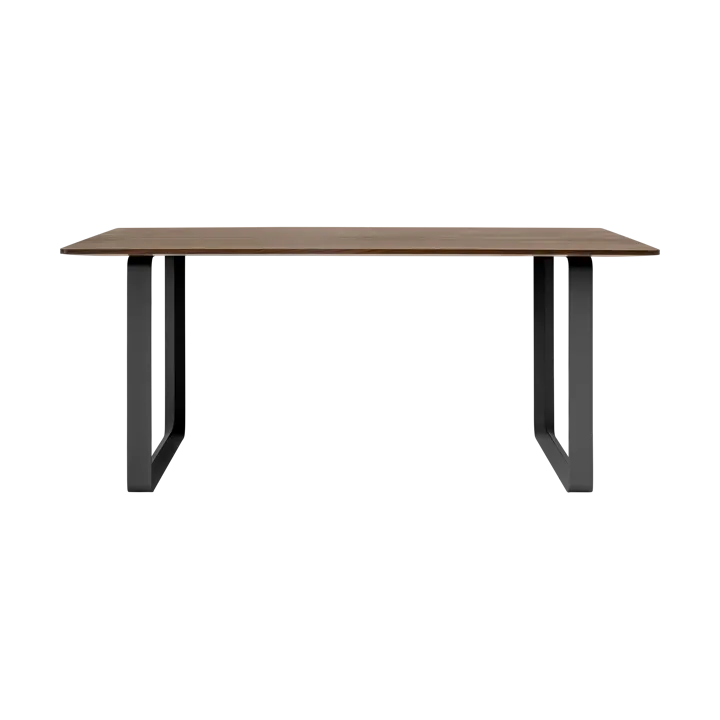 70/70 matbord 170x85 cm - Solid smoked oak-Black - Muuto