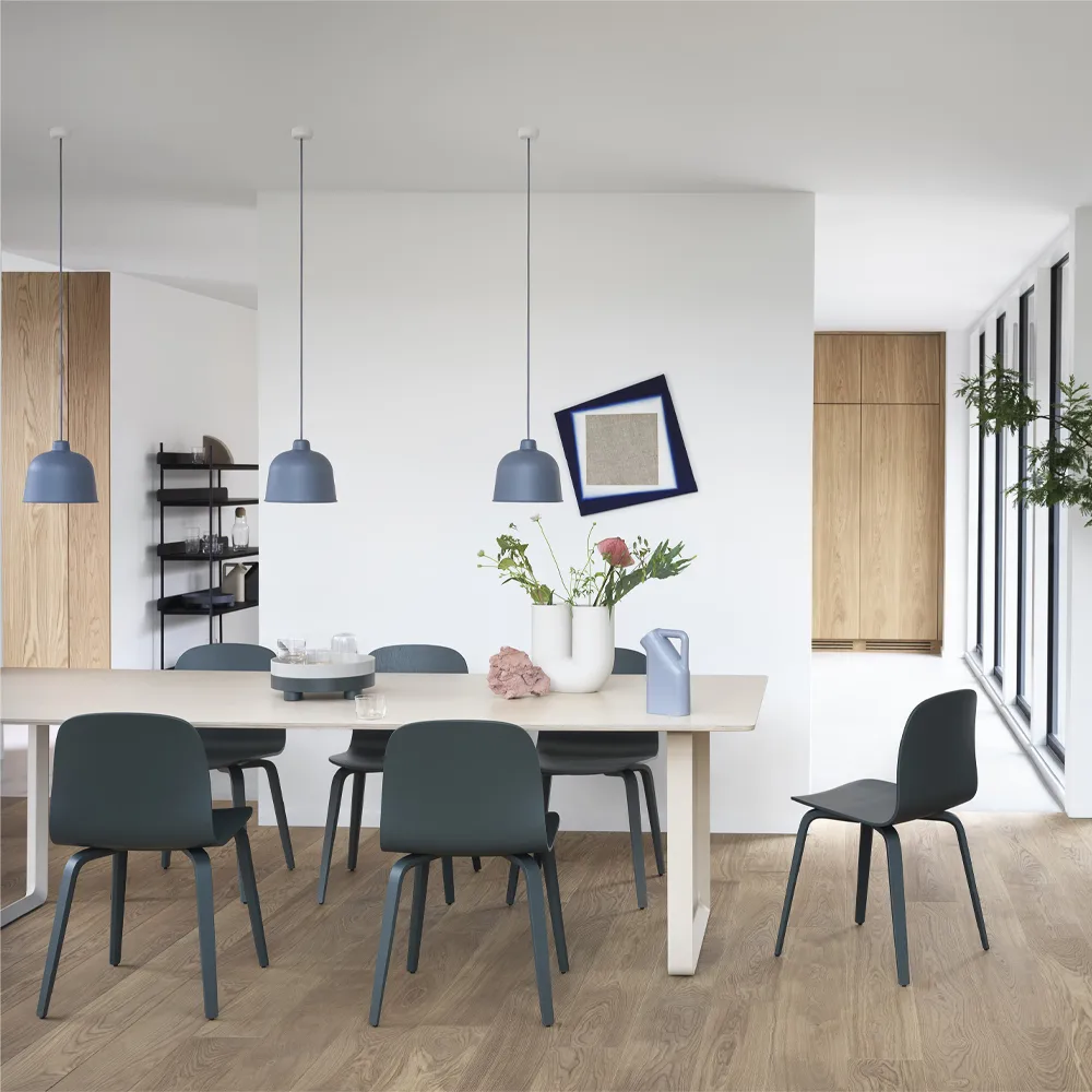 70/70 matbord 255x108 cm, Solid oak-Sand Muuto