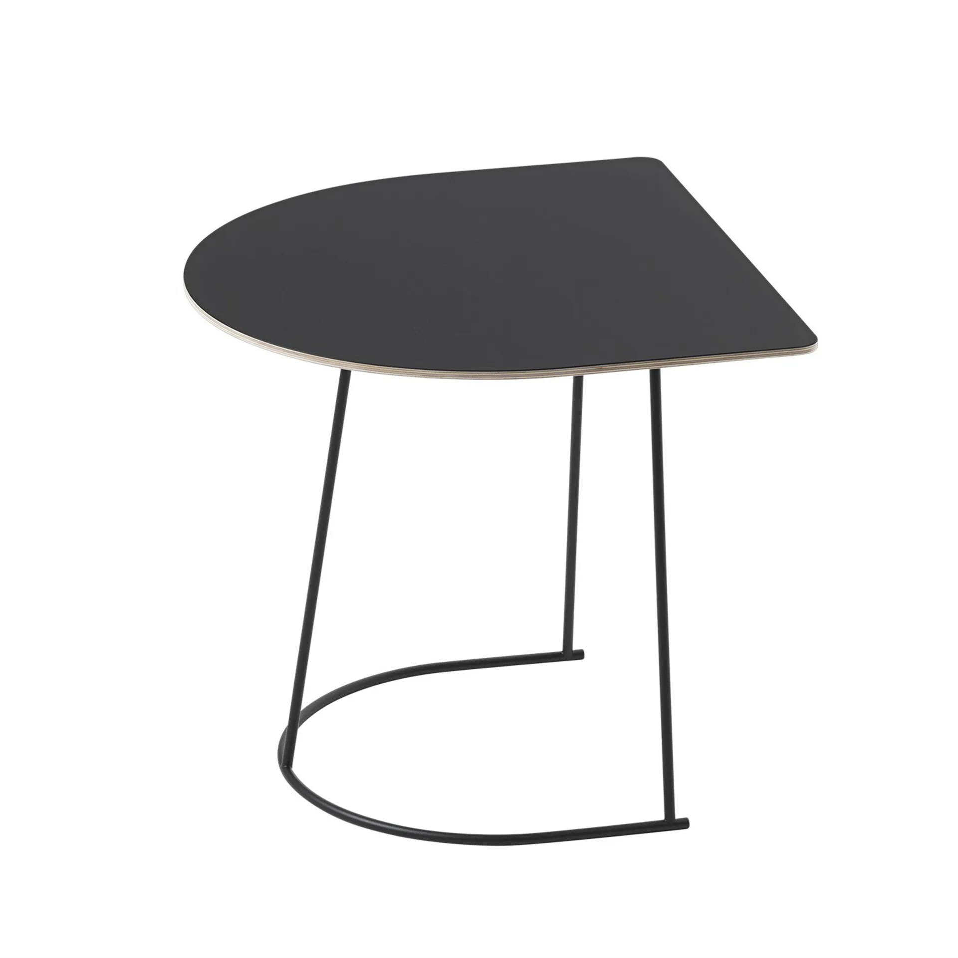Airy soffbord halvstorlek, Black nanolaminate-Black Muuto