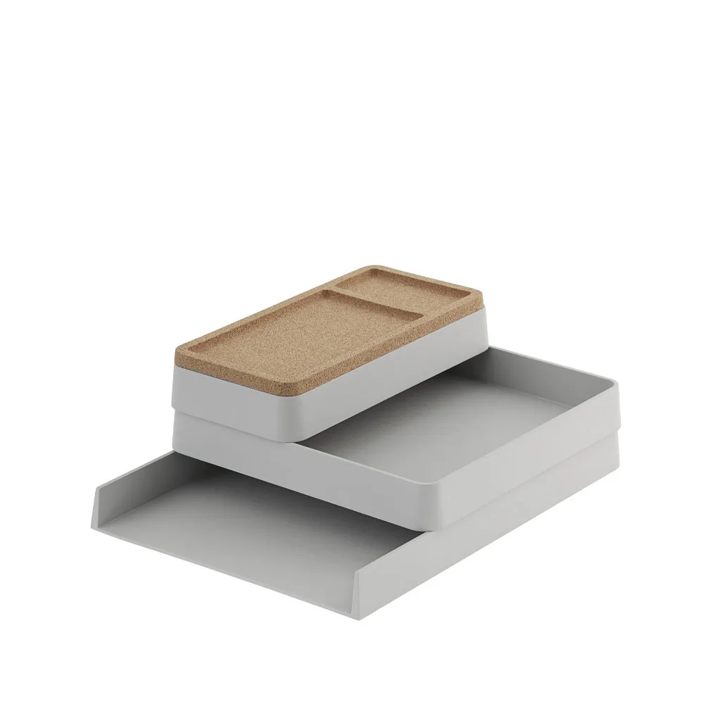 Arrange Desktop Förvaring, grey, configuration 1 Muuto