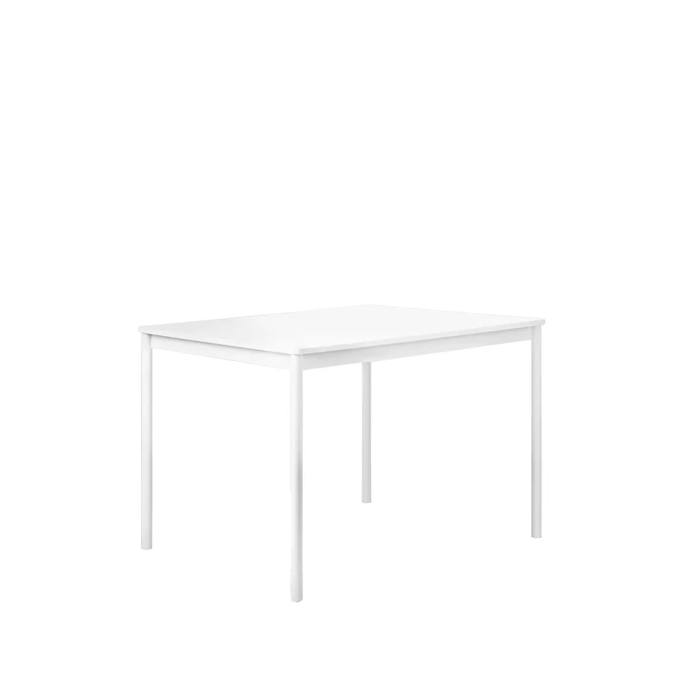 Base matbord, white, abs kant, 140x80cm Muuto