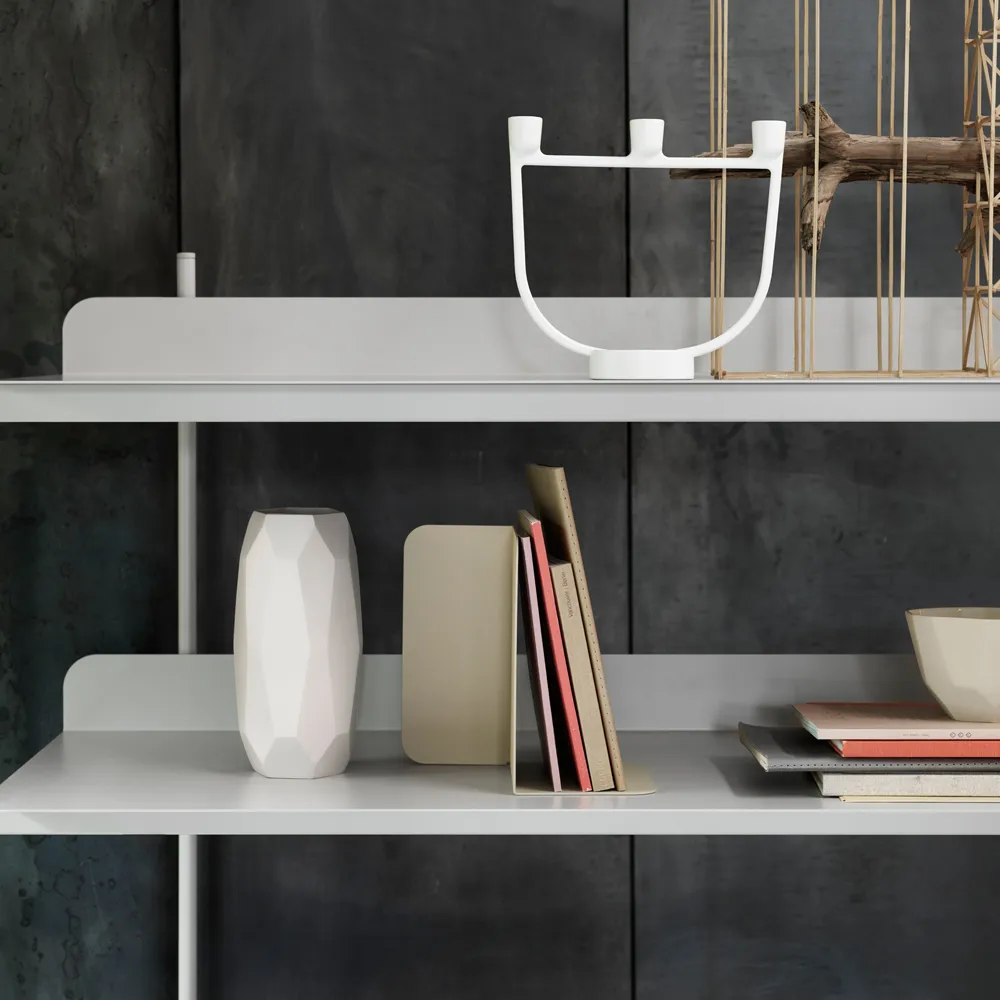 Compile configuration 3 hyllsystem, Black Muuto