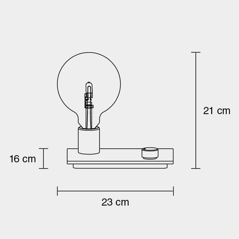 Control bordslampa, svart Muuto