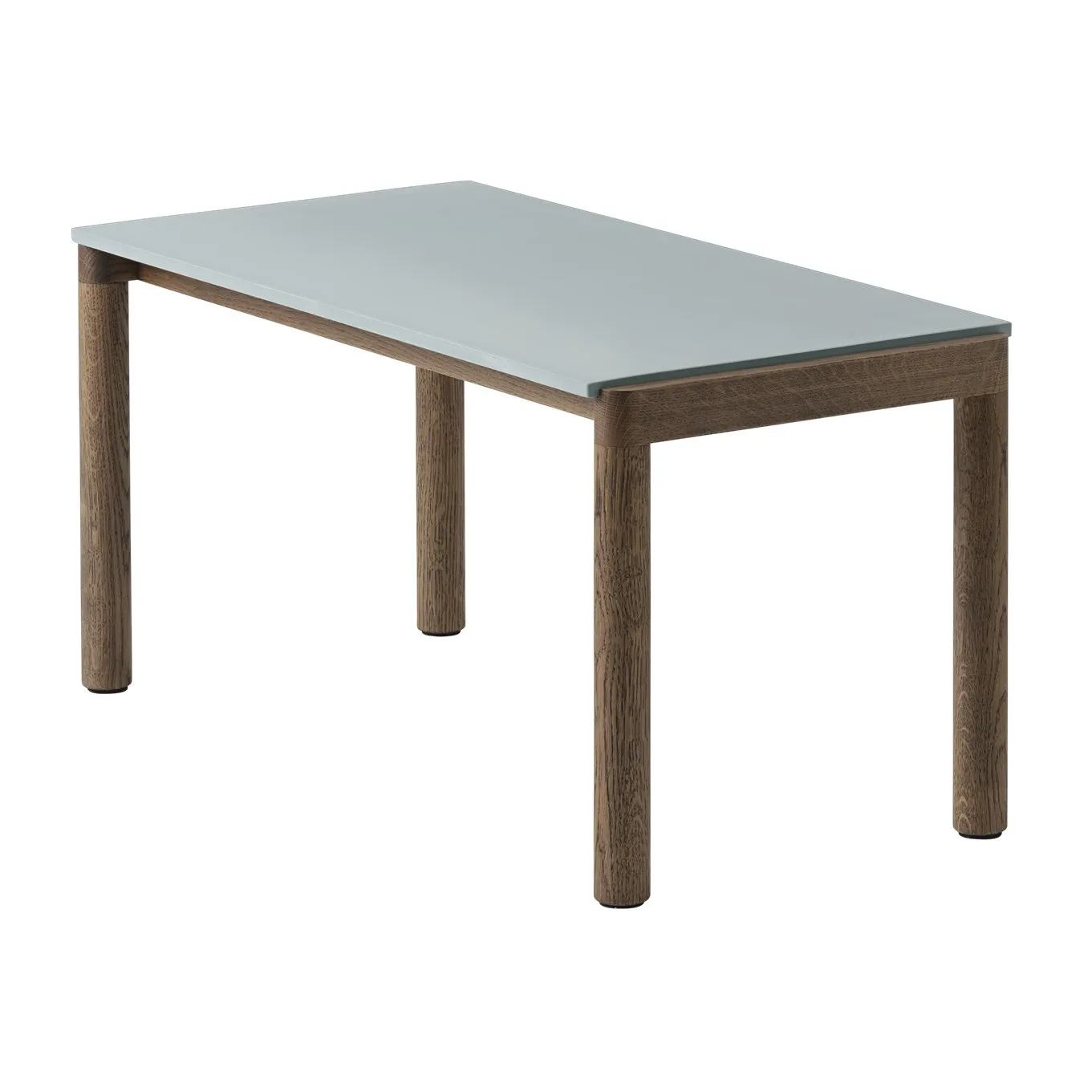Couple 1 Plain soffbord 40x84x40 cm, Pale blue-dark oiled oak Muuto