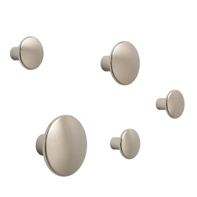 Dots metal Ø3,9 cm, Taupe Muuto