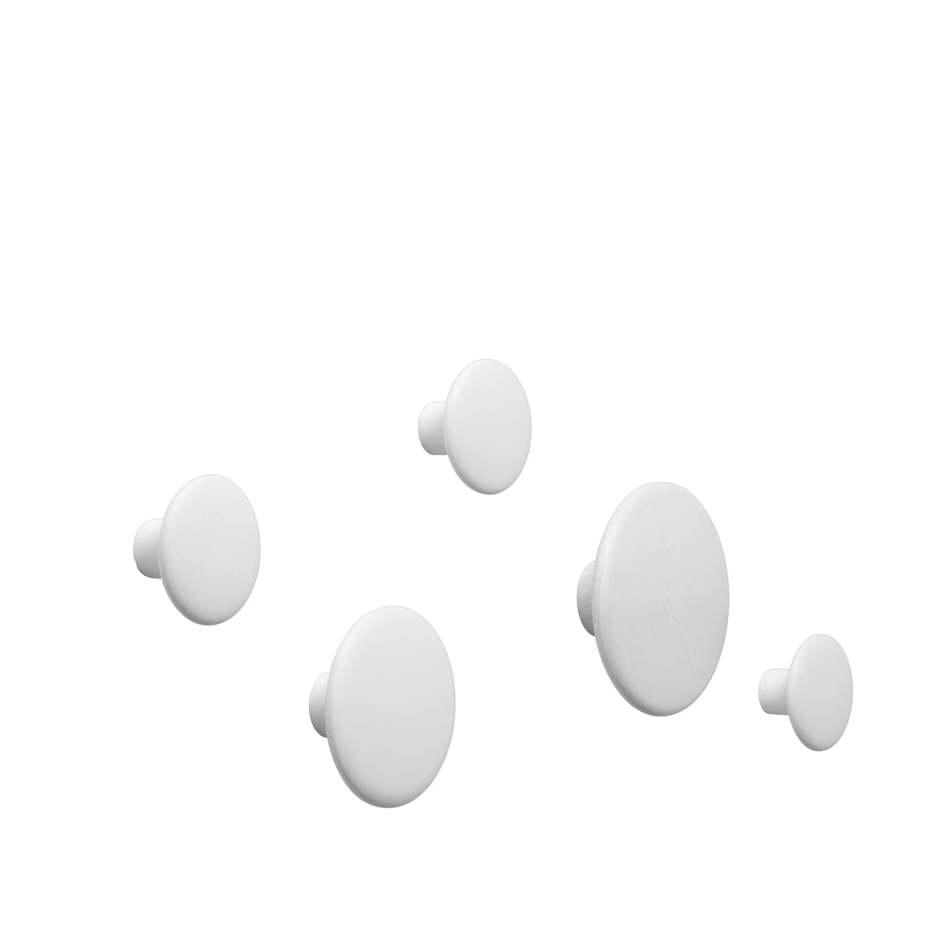 Dots Wood 5-pack, Cremevit Muuto