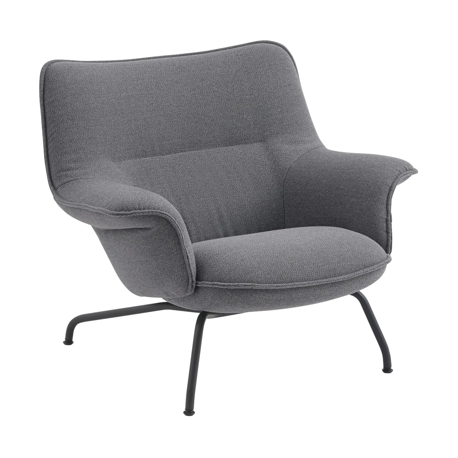 Doze fåtölj låg, Ocean 80-anthracite black Muuto