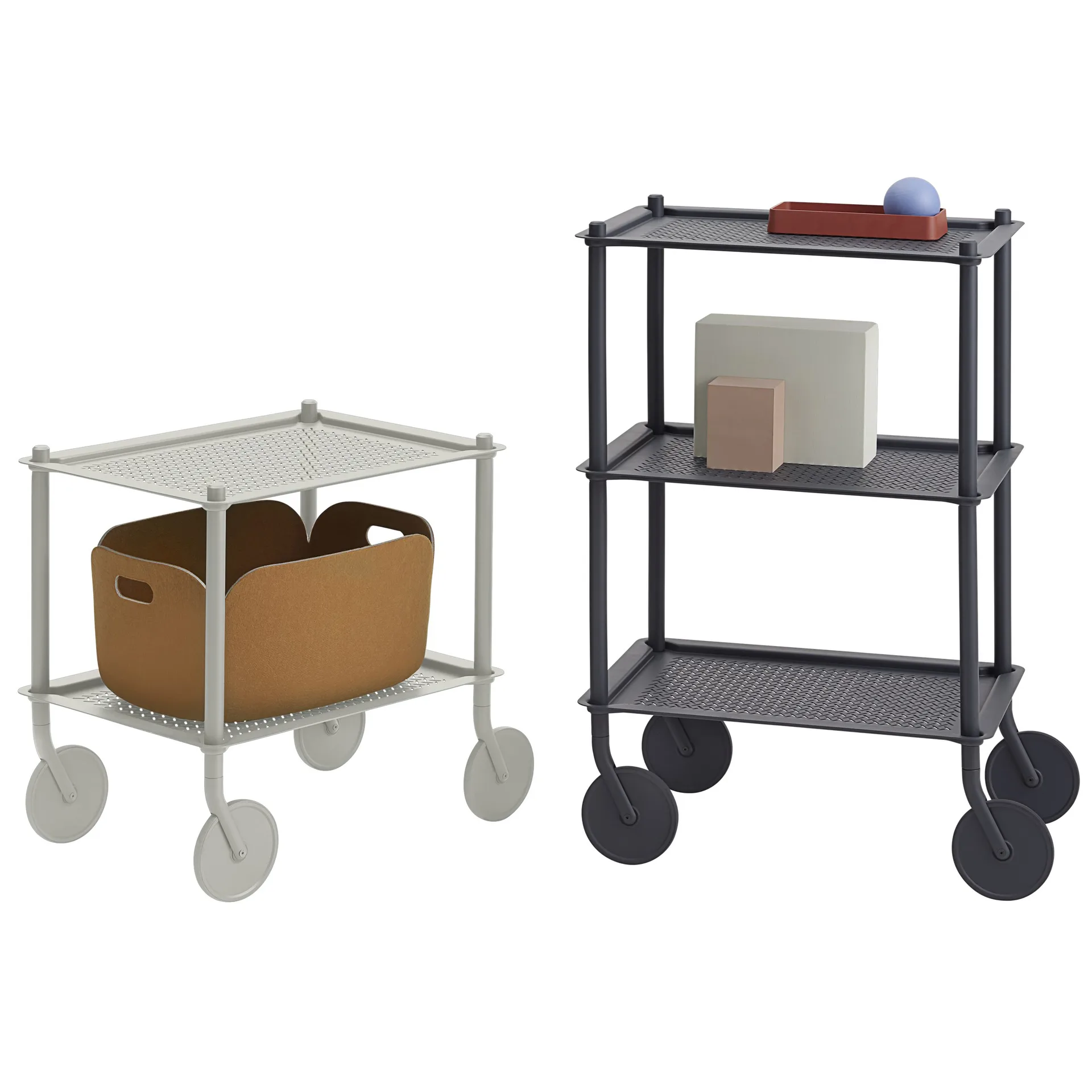 Flow 2-layer vagn 57 cm, Grey Muuto