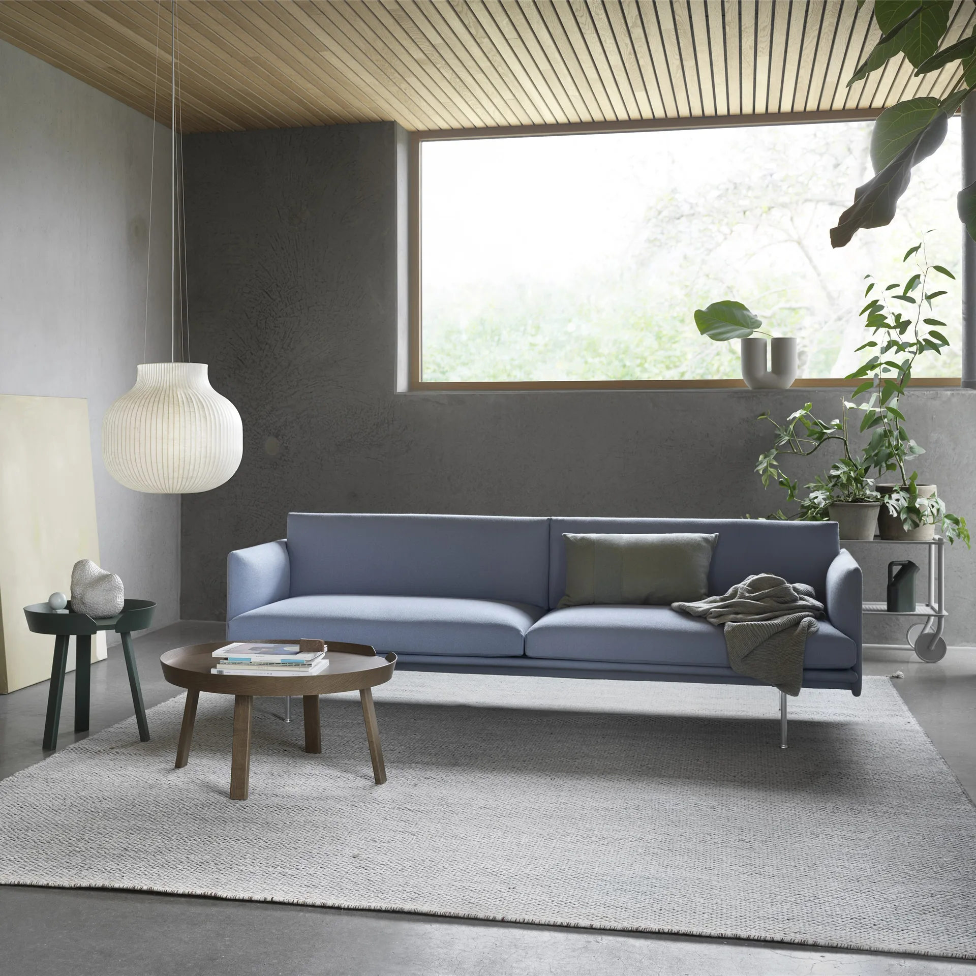 Flow 2-layer vagn 57 cm, Grey Muuto