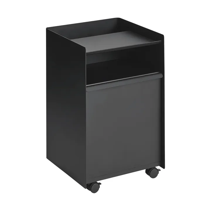 Folded Trolley rullvagn med låda - Black - Muuto