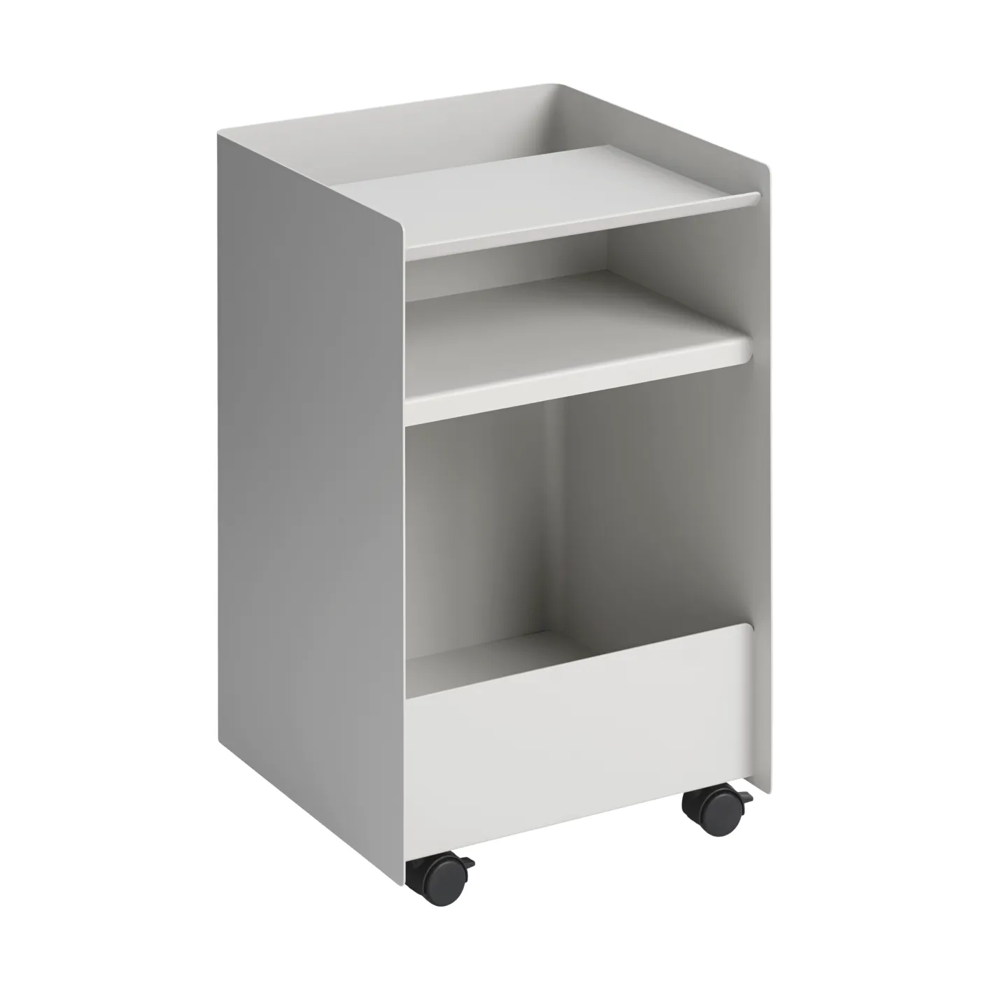 Folded Trolley rullvagn öppen, Grey 37,4x61,5x37,2 cm Muuto