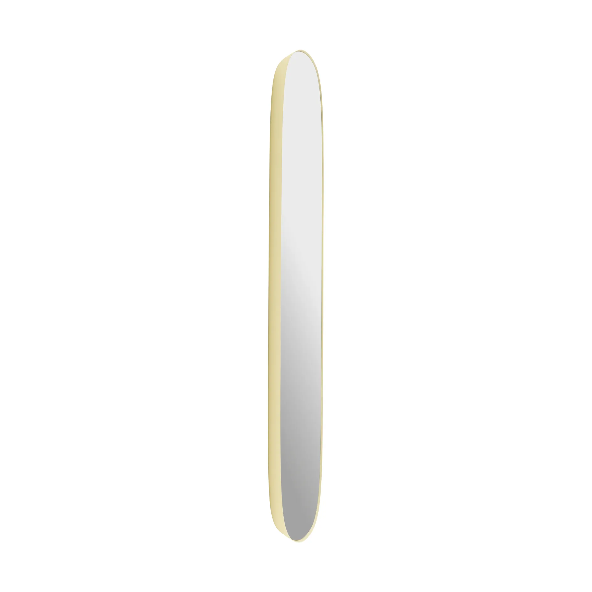 Framed spegel, Light yellow-clear, 118x44,5 cm Muuto