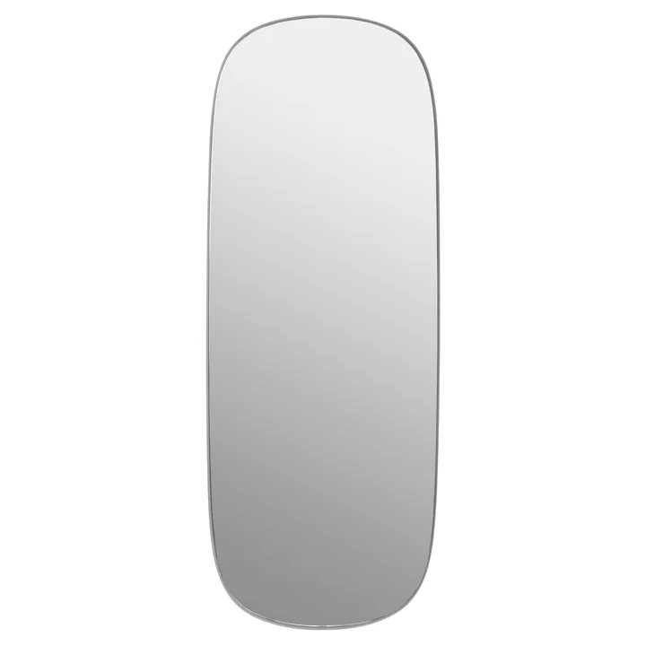 Framed spegel stor - Grey-clear, 118x44,5 cm - Muuto