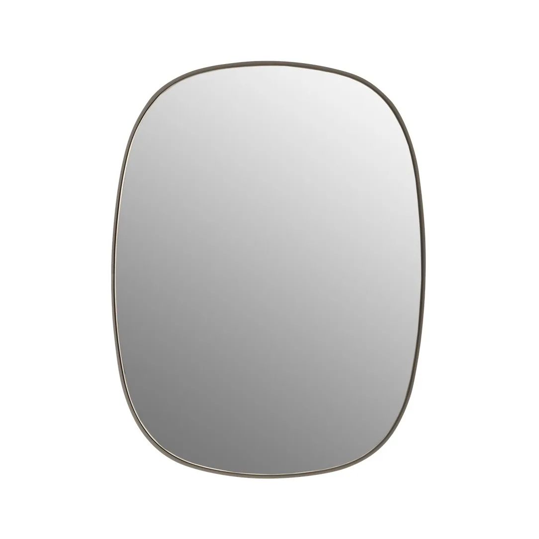 Framed spegel, Taupe-clear, 59x44 cm Muuto