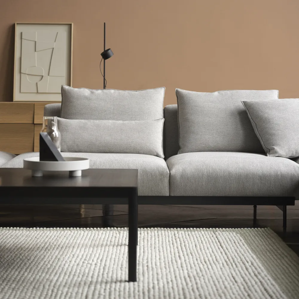 In Situ modulsoffa 2-sits configuration 3, Ocean 80-Black config 1 Muuto