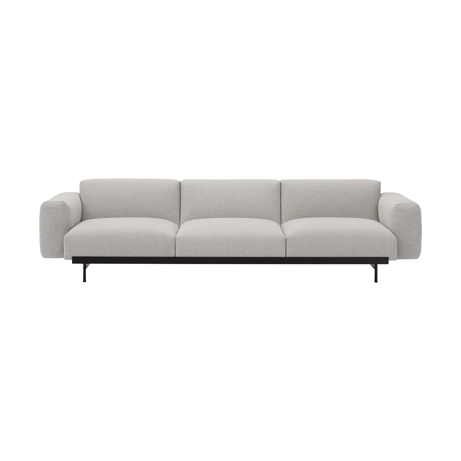 In Situ modulsoffa 3-sits configuration 1, Clay 12-Black Muuto