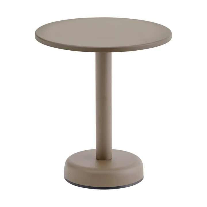 Linear Steel soffbord - Taupe, Ø42x47 cm - Muuto