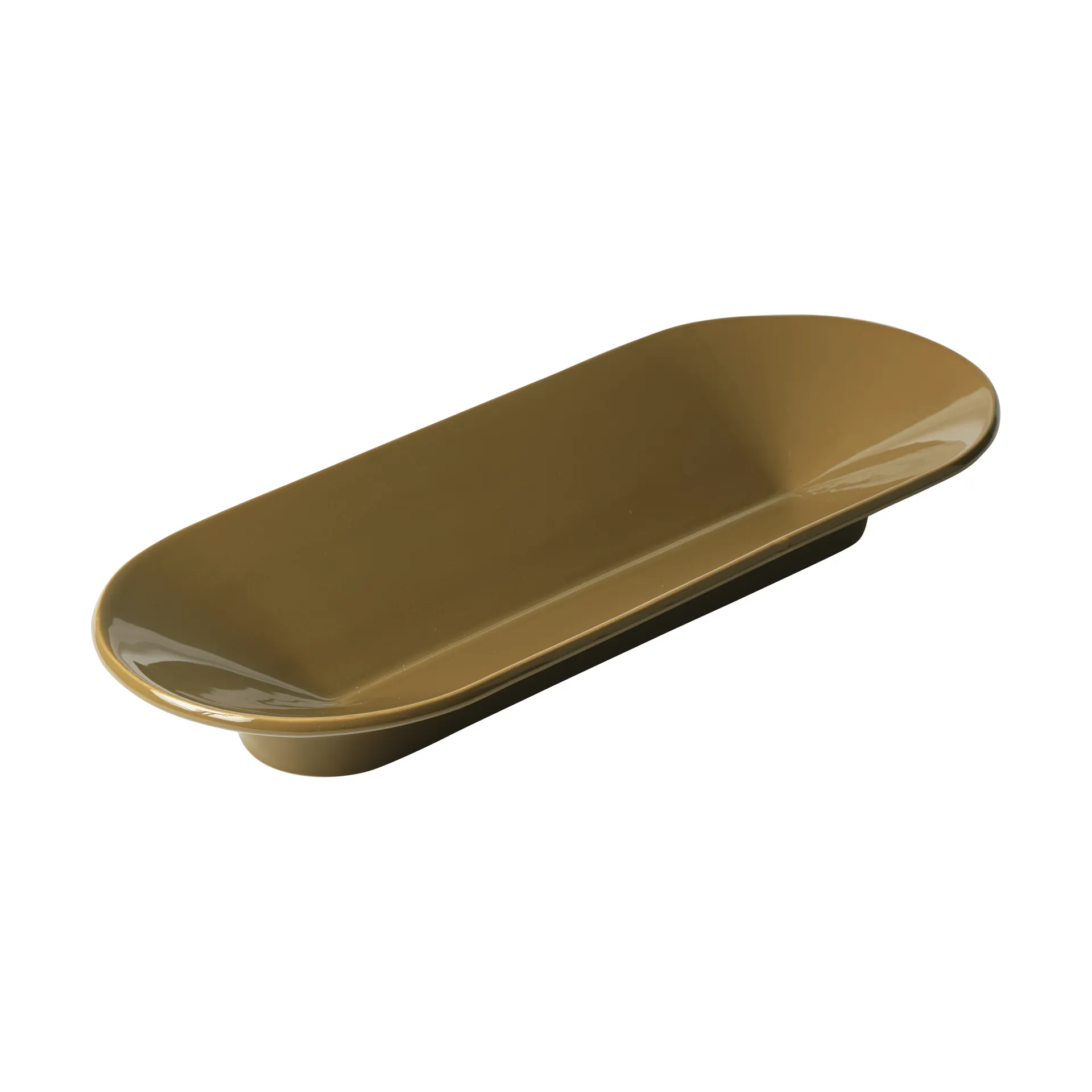 Mere skål 51,5x21,5 cm, Brown Green Muuto