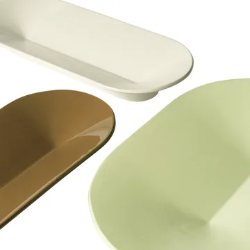 Mere skål 52x36 cm - Brown Green - Muuto