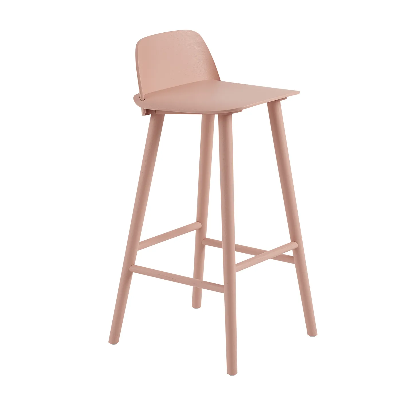 Nerd barstol 75 cm, Tan rose Muuto