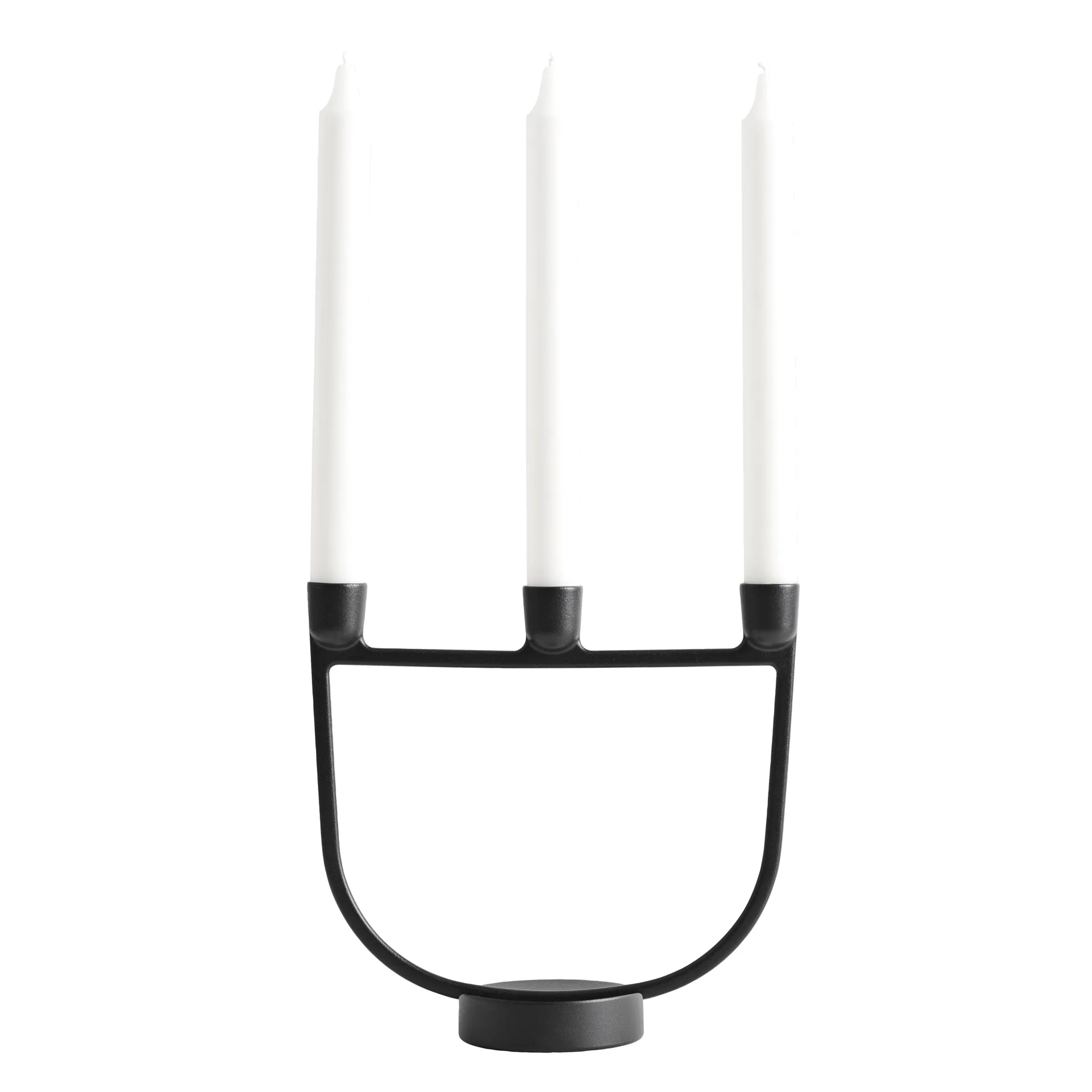 Open ljusstake, svart Muuto