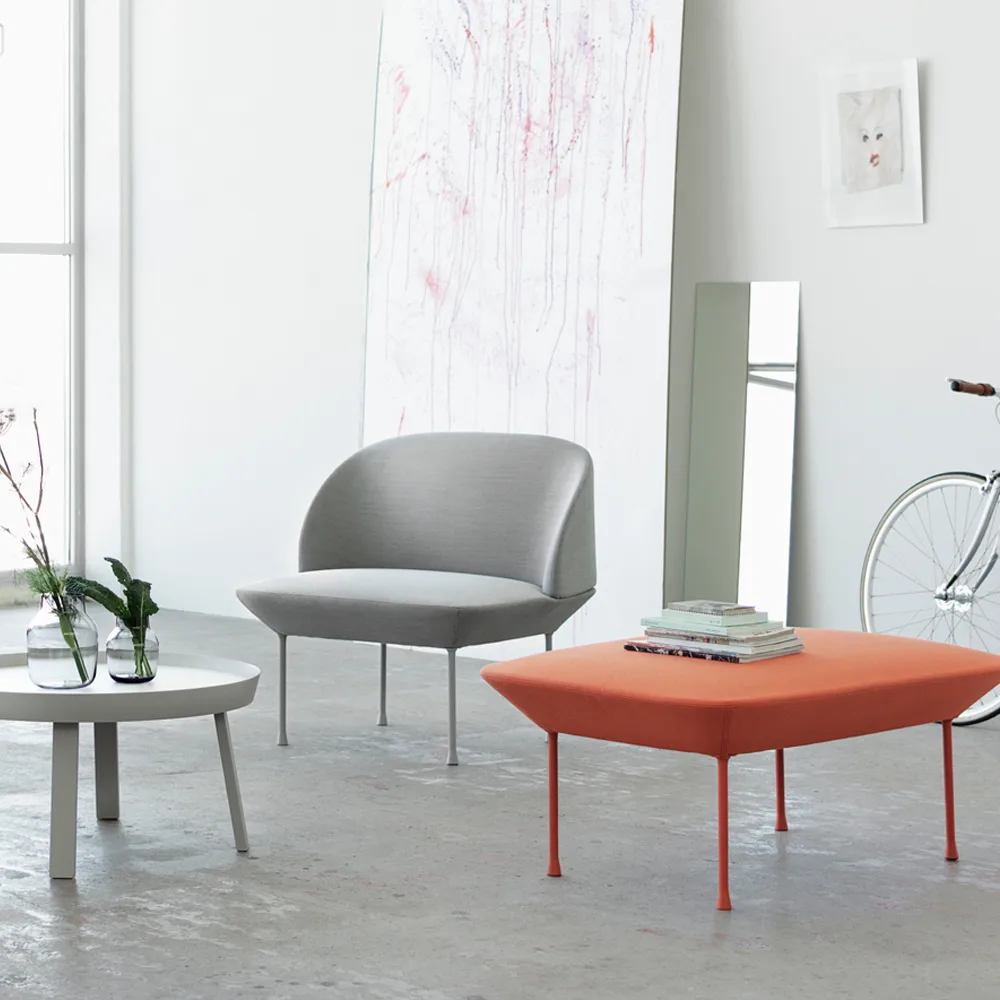 Oslo soffa 1-sits, Steelcut 180-Dark Grey Muuto