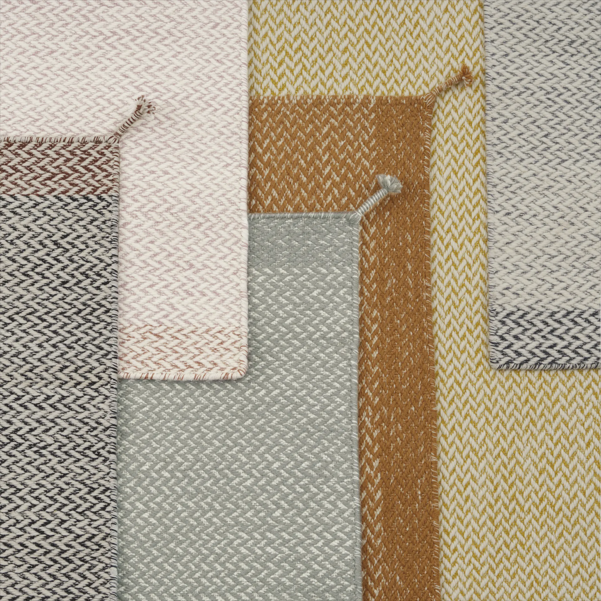 Ply ullmatta 170x240 cm, Light Rose Muuto