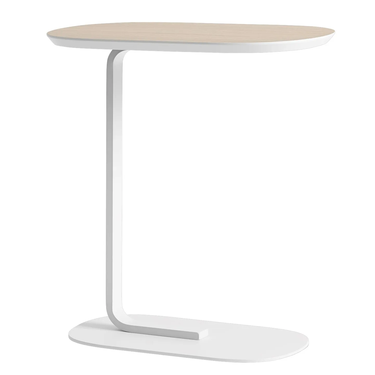 Relate sidobord 60,5 cm, Oak veener-Off white Muuto