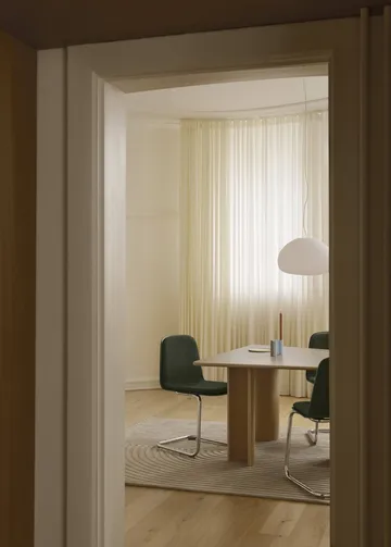 Relevo Rug Quattro ullmatta - Sage green, 200x300 cm - Muuto
