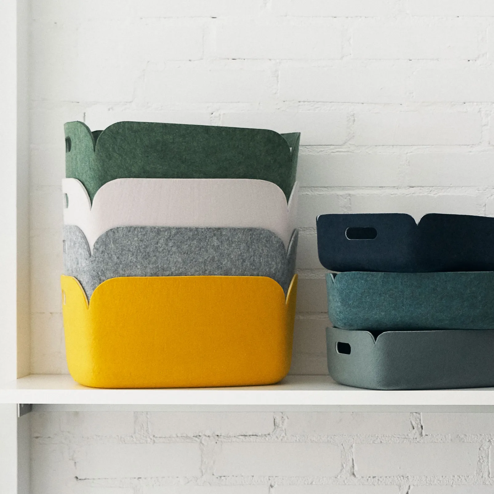 Restore förvaringskorg, gul Muuto