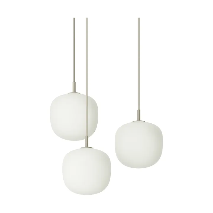Rime Pendant Cluster 3 pendel - Grey, Ø18 cm - Muuto