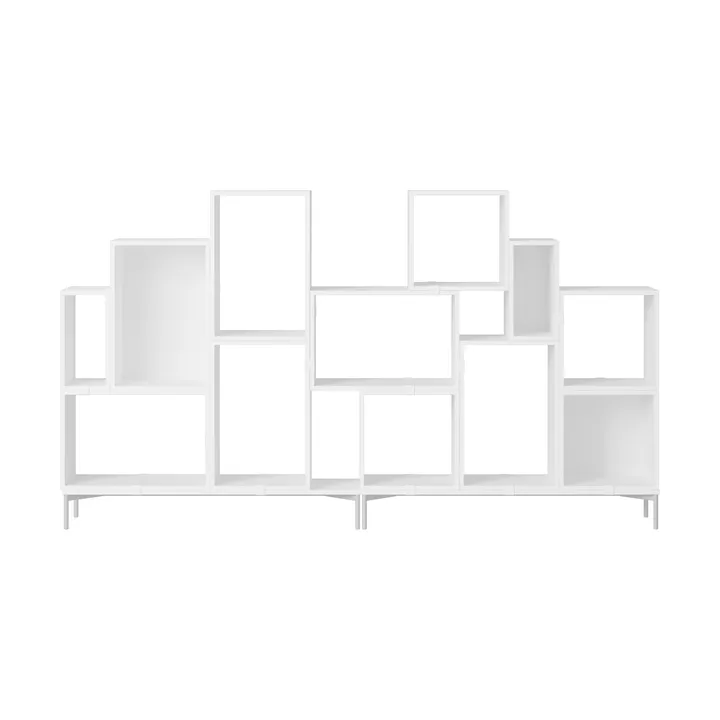 Stacked förvaringssystem bokhylla konfiguration 3 - White - Muuto