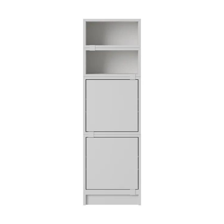 Stacked förvaringssystem kontor konfiguration 4 - Grey - Muuto
