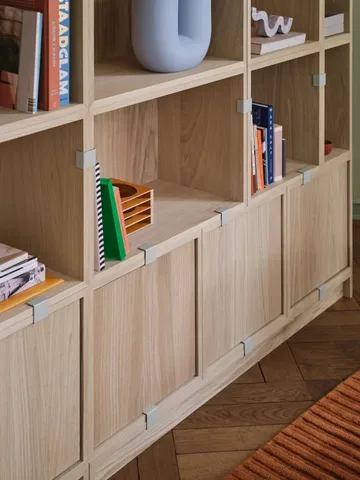 Stacked förvaringssystem large - Oak - Muuto