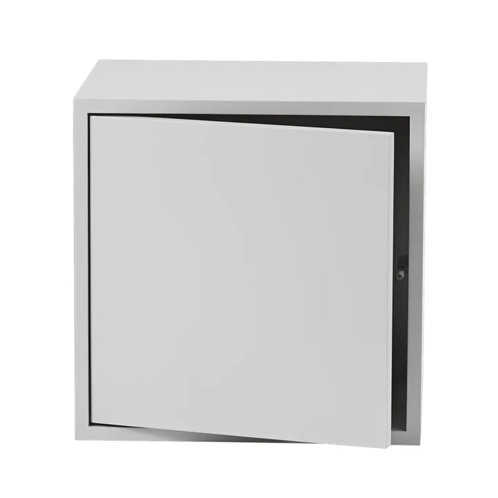 Stacked förvaringssystem med dörr medium - Light grey - Muuto