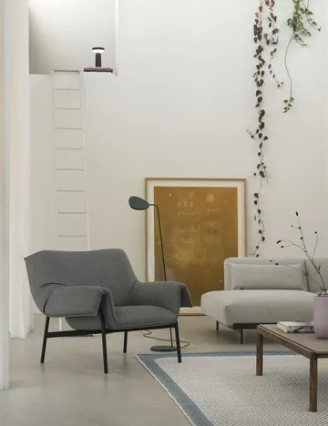 Wrap Lounge Chair loungestol - Sabi 151-black - Muuto