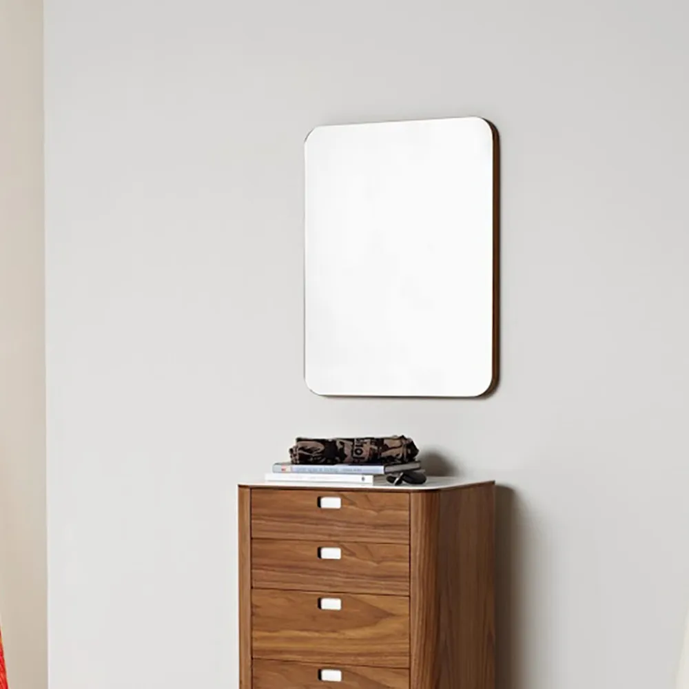 Mirror spegel rektangulär, valnöt, stor Naver Collection