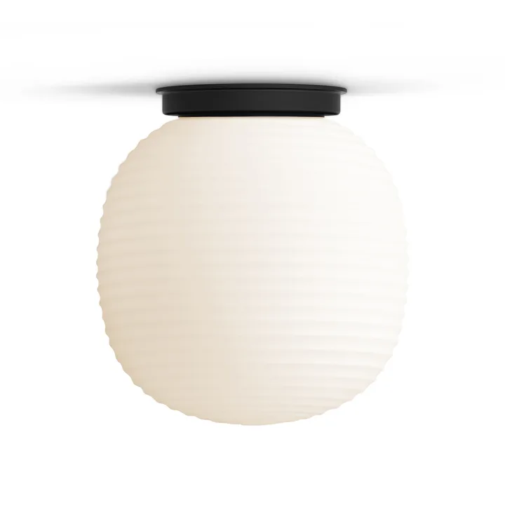 Lantern taklampa medium - Frosted white opal glass - New Works