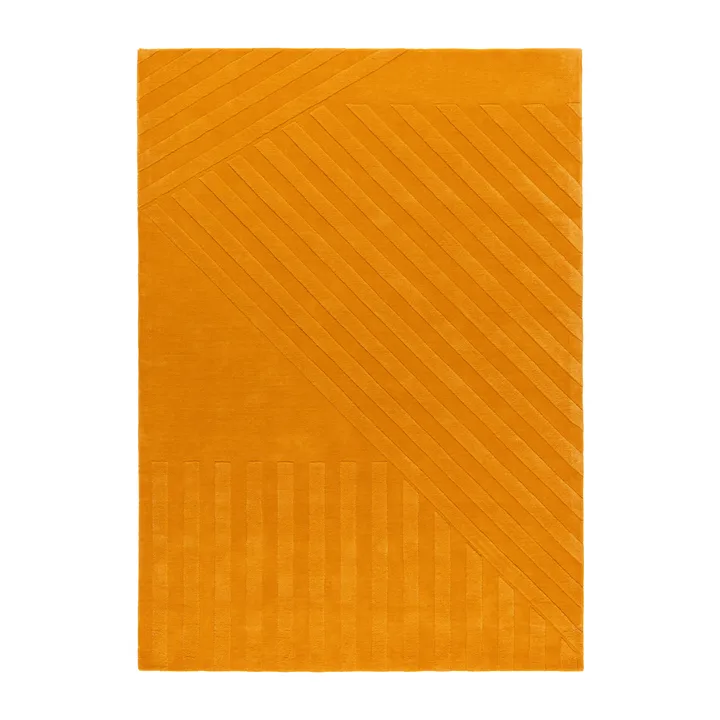 Levels Stripes ullmatta - Gul, 170x240 cm - NJRD