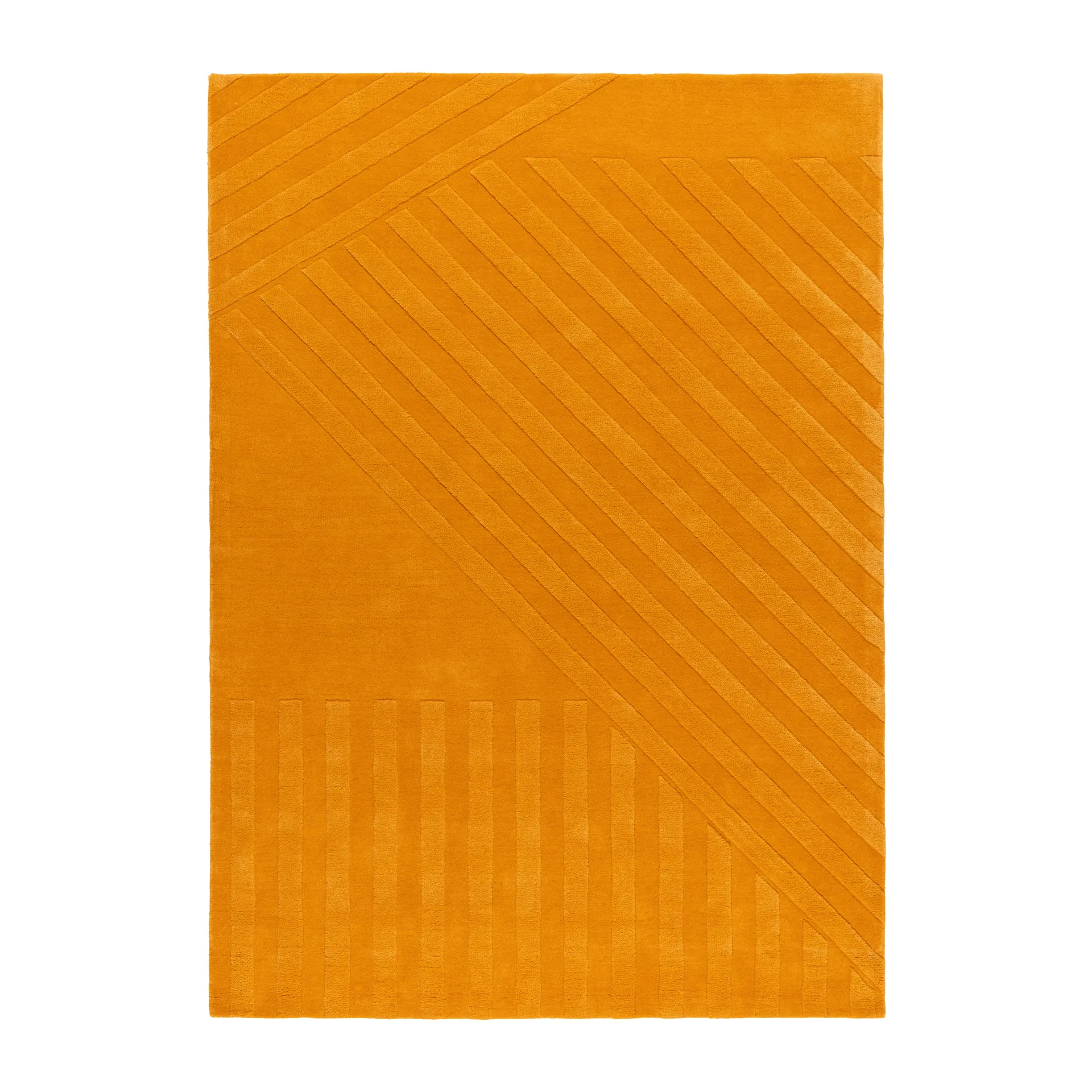 Levels Stripes ullmatta, Gul, 200x300 cm NJRD